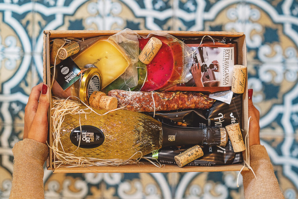 Balíček vína a pohoštění